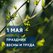 С праздником Весны и Труда!